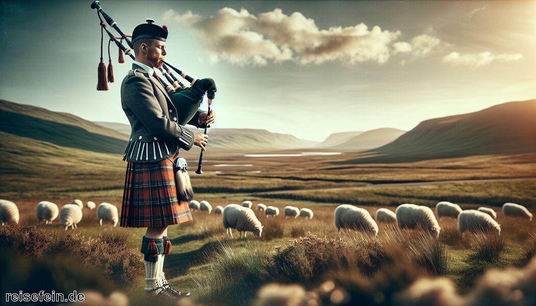 Highland Games - Typisch schottisch » Highlands Kilt und Dudelsack