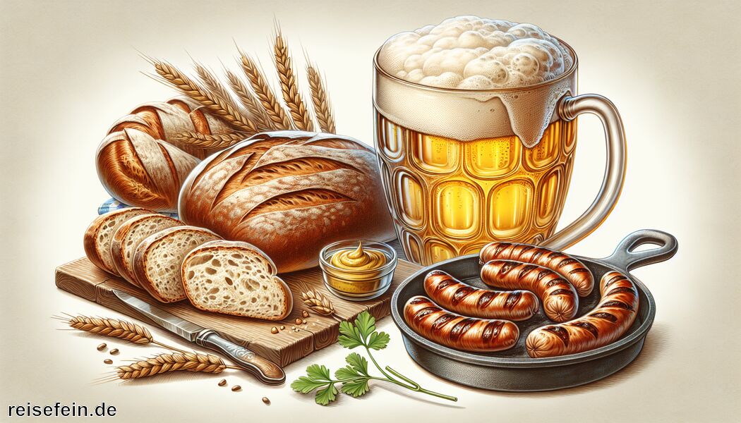 Brot und Brötchen zum Frühstück und Abendessen - Typisch deutsch » Brot Bier und Bratwurst